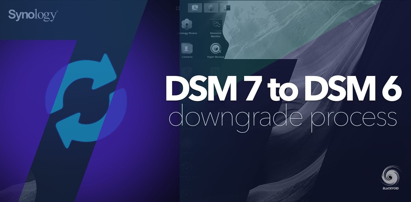 Downgrade DSM z verzie 7 na verziu 6